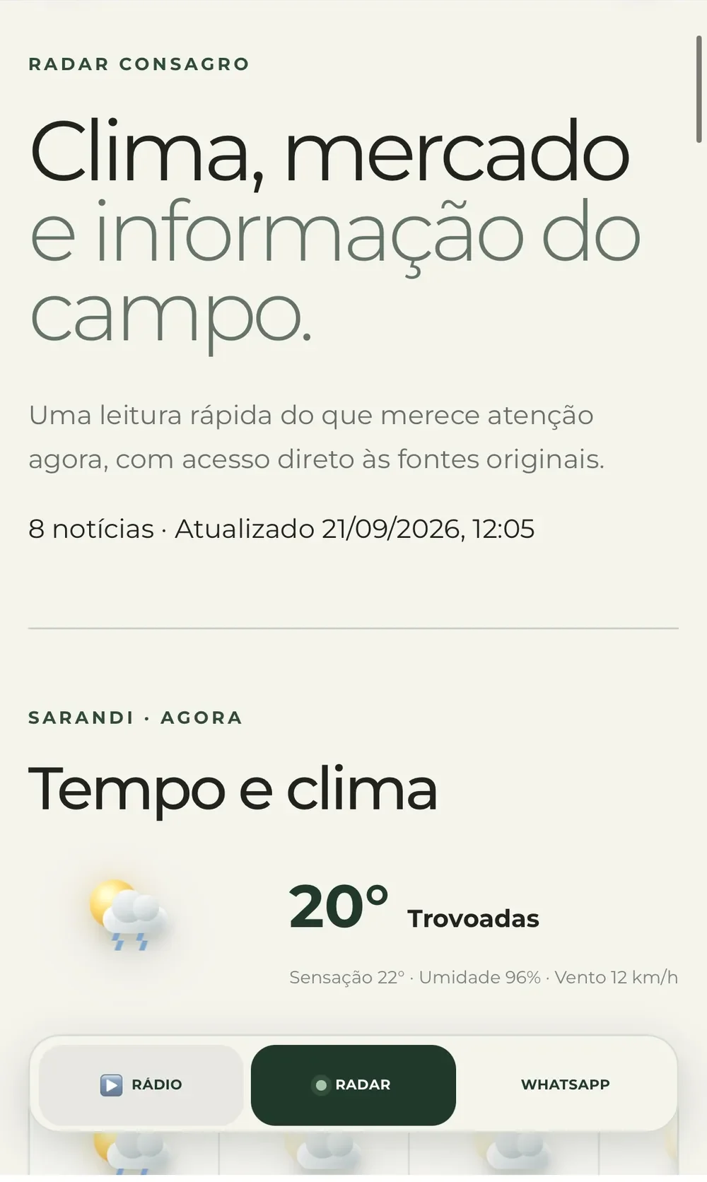 Radar ConsAgro